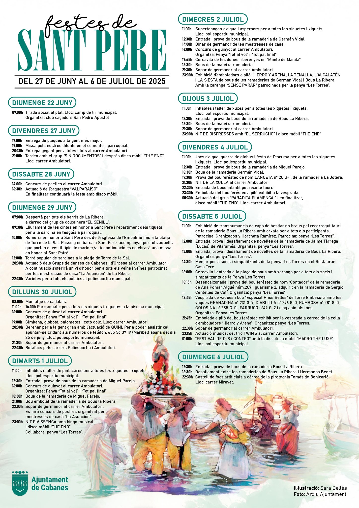 Sant Pere Maritime Fiesta in La Ribera de Cabanes